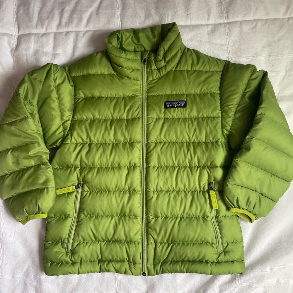 Patagonia Kids Green Puffer Jacket